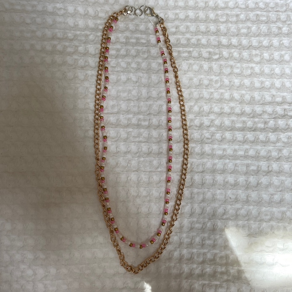 Handmade layered necklace
